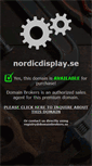 Mobile Screenshot of nordicdisplay.se