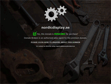 Tablet Screenshot of nordicdisplay.se